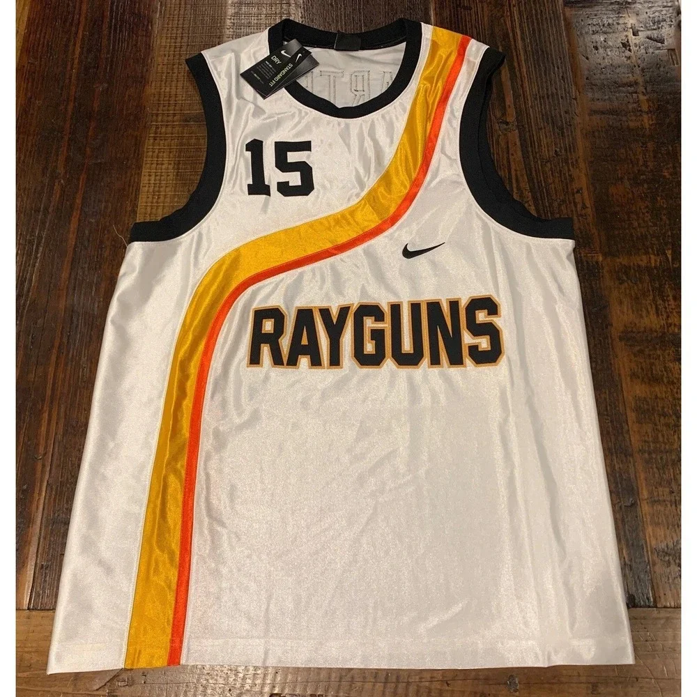 Nike Roswell Rayguns Vince Carter Basketball Jersey White CV1970-100 Mens M